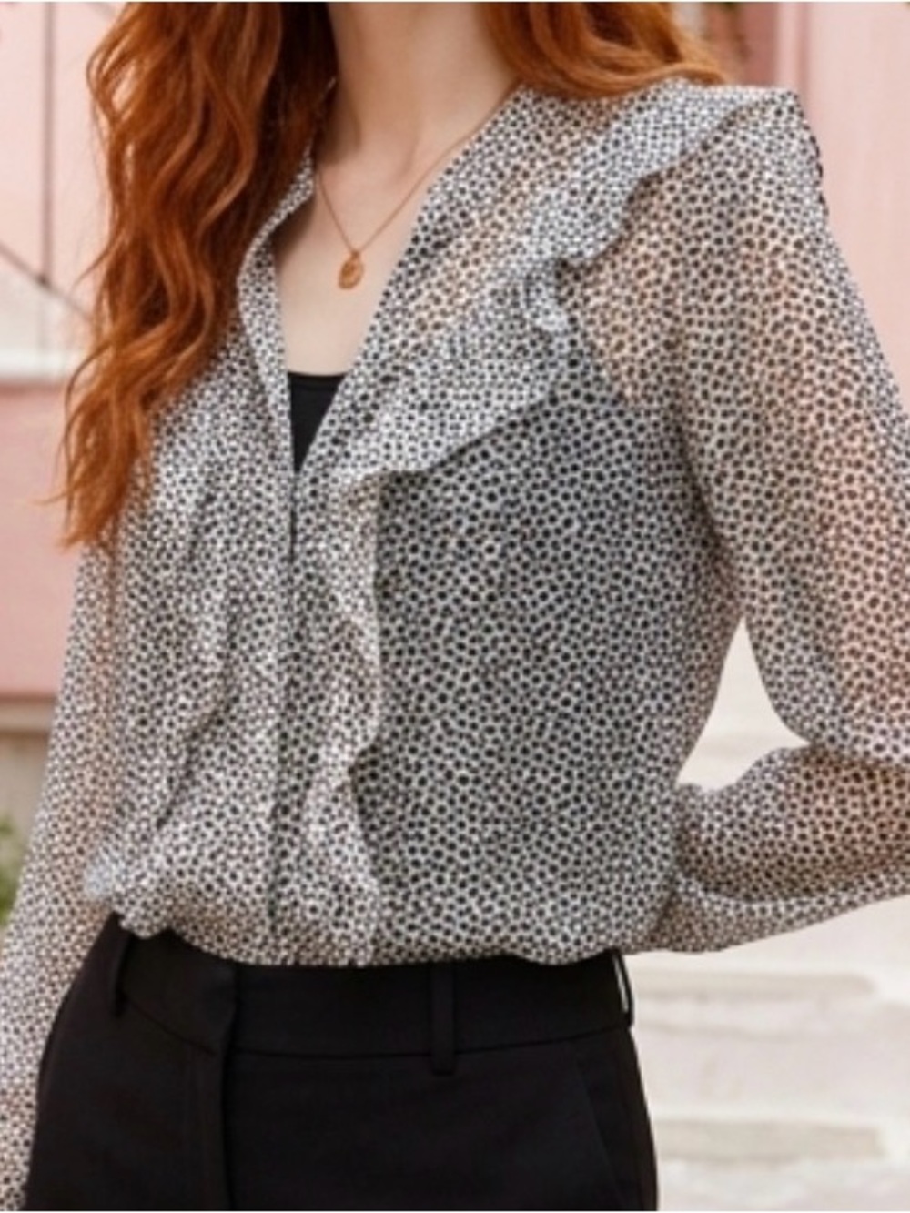L’AGENCE NADINE HEART BLOUSE - Picture 2 of 16